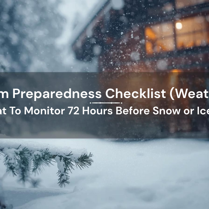 Winter Storm Preparedness Checklist (Weather Edition): What To Monitor 72 Hours Before Snow or Ice Hits by Weather Scientific