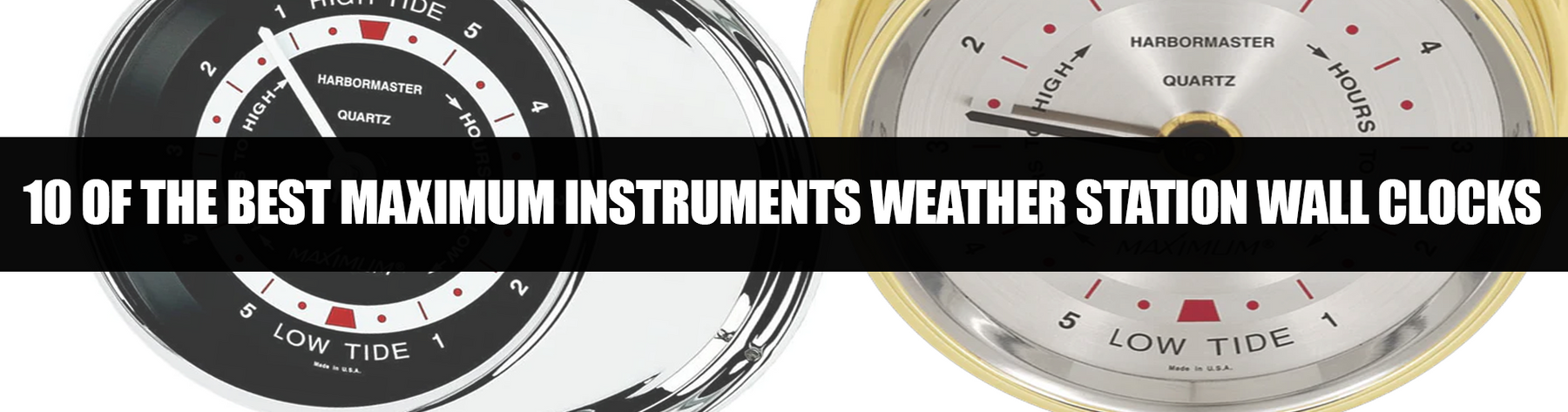 10 Best Maximum Instruments Weather Station Wall Clocks by WeatherScientific.com