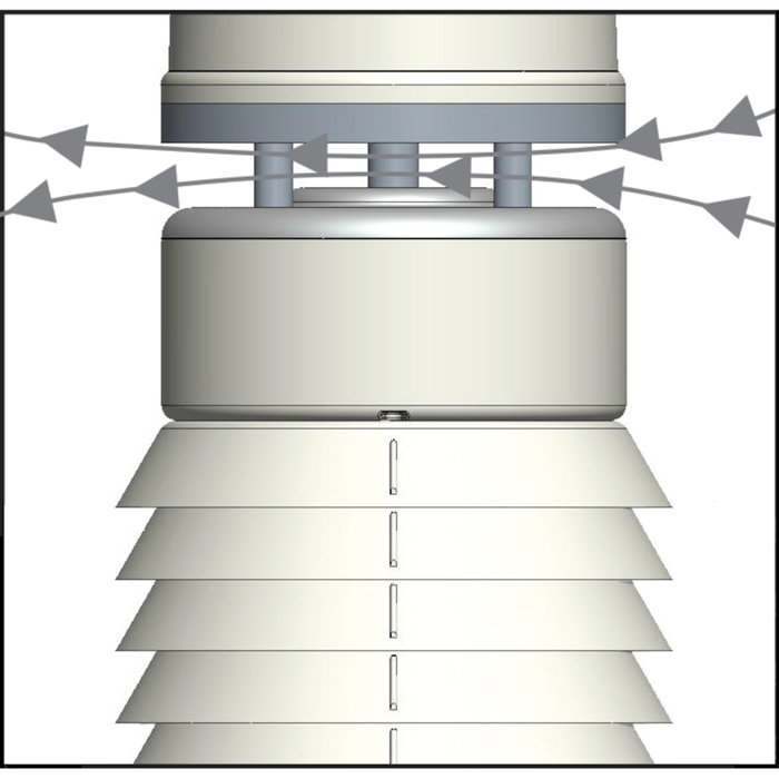 Airmar 150WXRS NMEA 0183 AG WeatherStation SolarShield and Rain Sensor - RS232