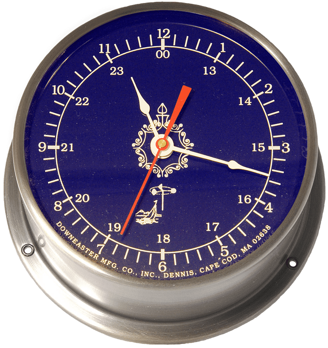 Downeaster Clock, Blue, 3090B