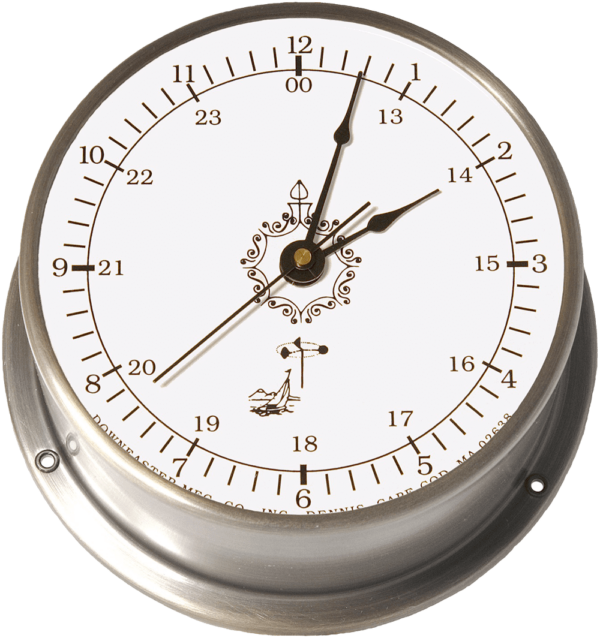 Downeaster Clock, White 3090