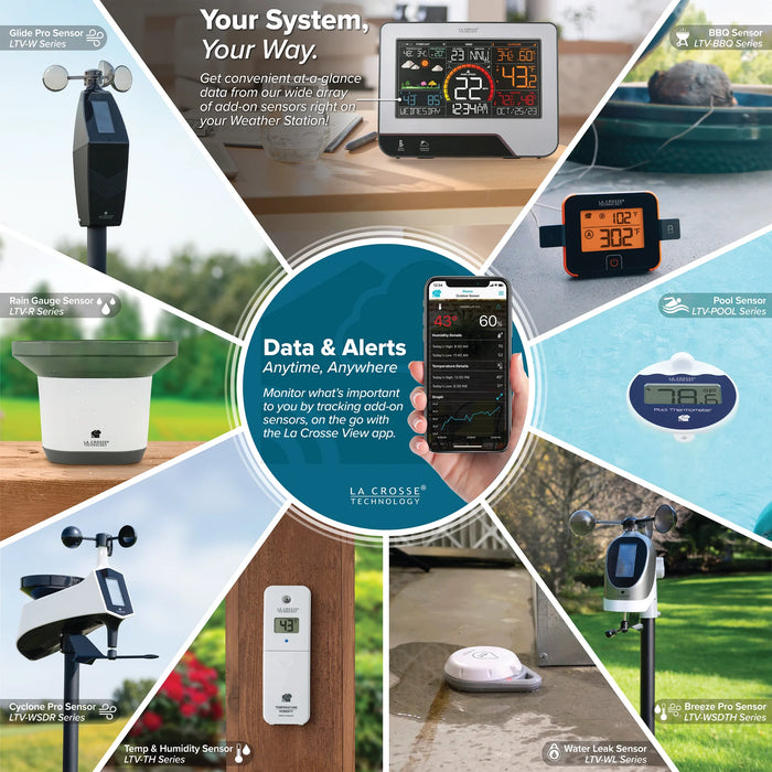 V23 Wi-Fi Color Wind Speed and Weather System