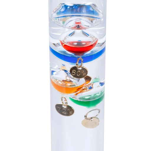 Weather Scientific 914-4928 11-inch Galileo Thermometer colorful floating bulbs