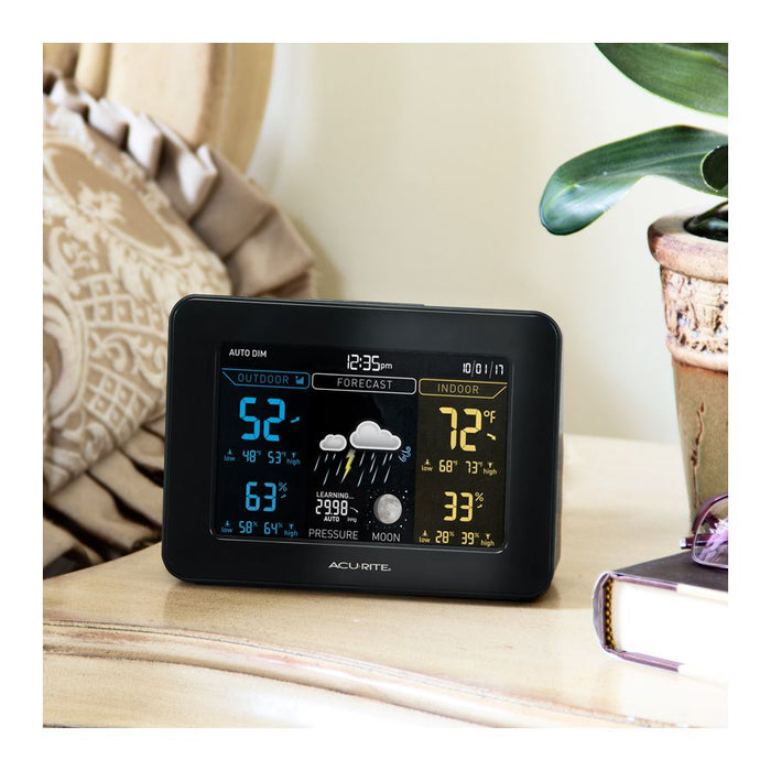 AcuRite 02027A1 Color Weather Forecaster with Moon Phase