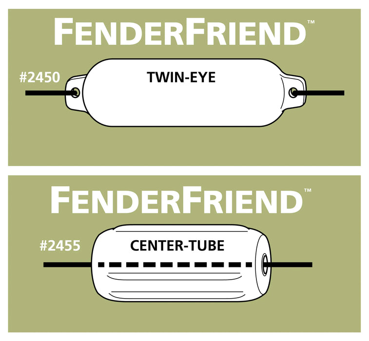 FenderFriend™, Center-Tube, Black - SKU 2455