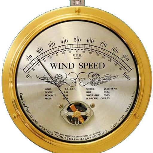 Weather Scientific Cape Cod Wind Speed Indicator with "Peak Gust" Upgrade, CCWSP Cape Cod Instruments 