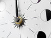 Weather Scientific Tabic Clocks Handmade Moon Phase Clock In Chrome With White Dial C-MN-WHT Tabic Clocks 