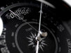 Weather Scientific Tabic Clocks Handmade Prestige Barometer in Chrome with Jet Black Dial Mounted on an English Oak Wall Mount Tabic Clocks 