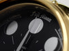 Weather Scientific Tabic Clocks Handmade Prestige Moon Phase Clock in Solid Brass With A Jet Black Dial created with a mirrored backdrop Tabic Clocks 