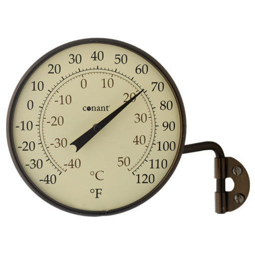 Weather Scientific Conant Collections Décor 4" Dial Thermometer (Bronze Patina)