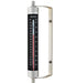 Weather Scientific Conant Collections Décor High Contrast Black Indoor/Outdoor 7" Thermometer (Satin Nickel) Conant Collections 
