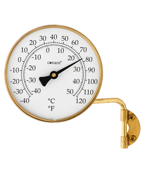 Weather Scientific Conant Collections Vermont 4" Weather Station (Living Finish Brass) Conant Collections 