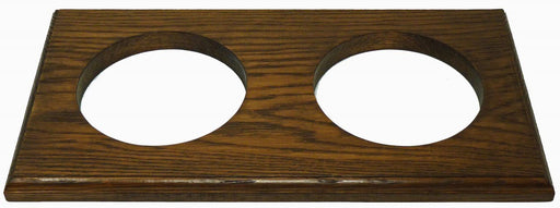 Weather Scientific Tabic Clocks Handmade Double Dark English Oak Wall Mount DK-DBL Tabic Clocks 