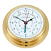 Weather Scientific Fischer 1606GU | Tide clock 200 mm brass case Handmade in Germany