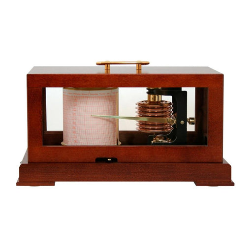 Fischer 287MQ Mechanical Barograph for Ships by Weather Scientific front details