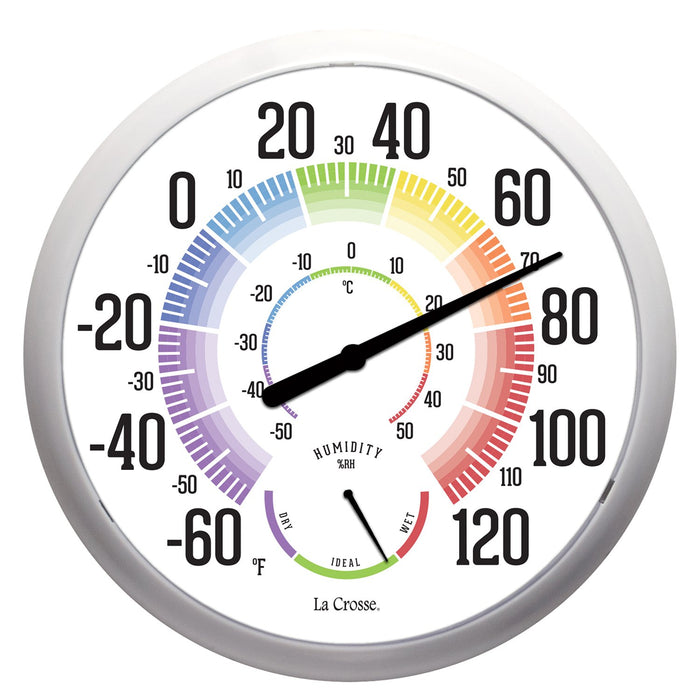 Weather Scientific LaCrosse Technology 104-1534A 13.5 inch Thermometer with Humidity LaCrosse Technology 