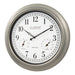 Weather Scientific La Crosse Technology 404-1946 18 in. Indoor/Outdoor Atomic Classic Wall Clock LaCrosse Technology 