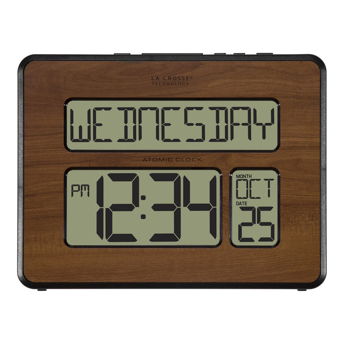 Weather Scientific LaCrosse Technology 513-1419BL-WA Atomic Digital Wall Clock with Backlight LaCrosse Technology 