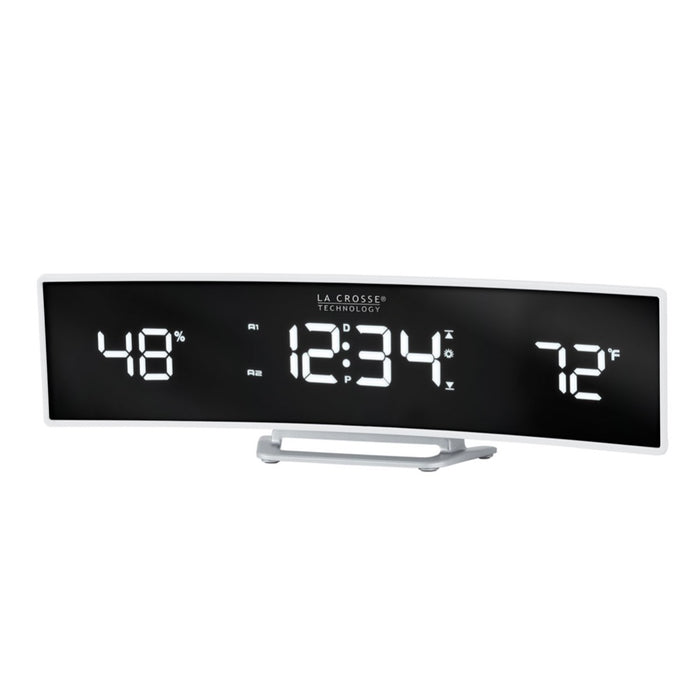 Weather Scientific LaCrosse Technology 602-247V2 Curved LED Alarm with Mirrored Lens LaCrosse Technology 