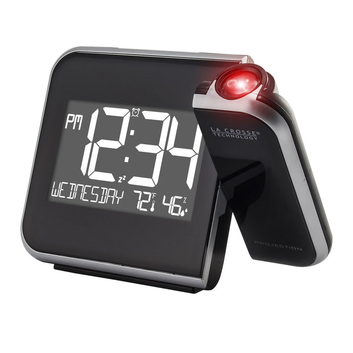 Weather Scientific LaCrosse Technology 616-1412V4 Projection Alarm Clock with Indoor Temp/Humidity and Backlight LaCrosse Technology 