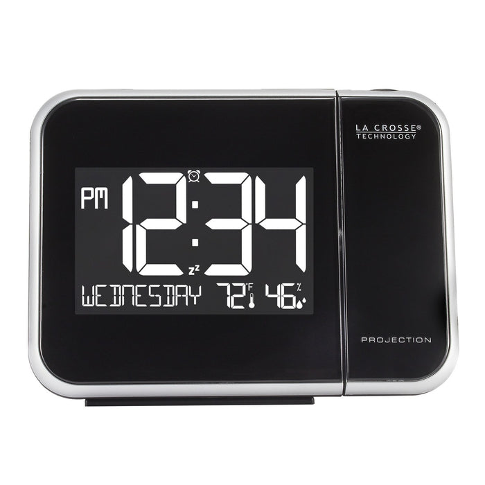 Weather Scientific LaCrosse Technology 616-1412V4 Projection Alarm Clock with Indoor Temp/Humidity and Backlight LaCrosse Technology 