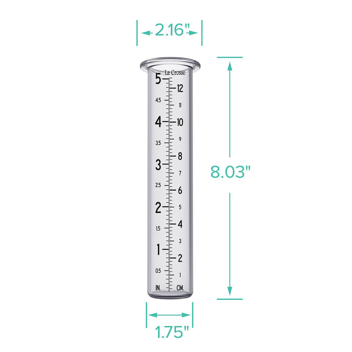 Weather Scientific LaCrosse Technology 704-1522 Replacement Glass Rain Tube LaCrosse Technology 