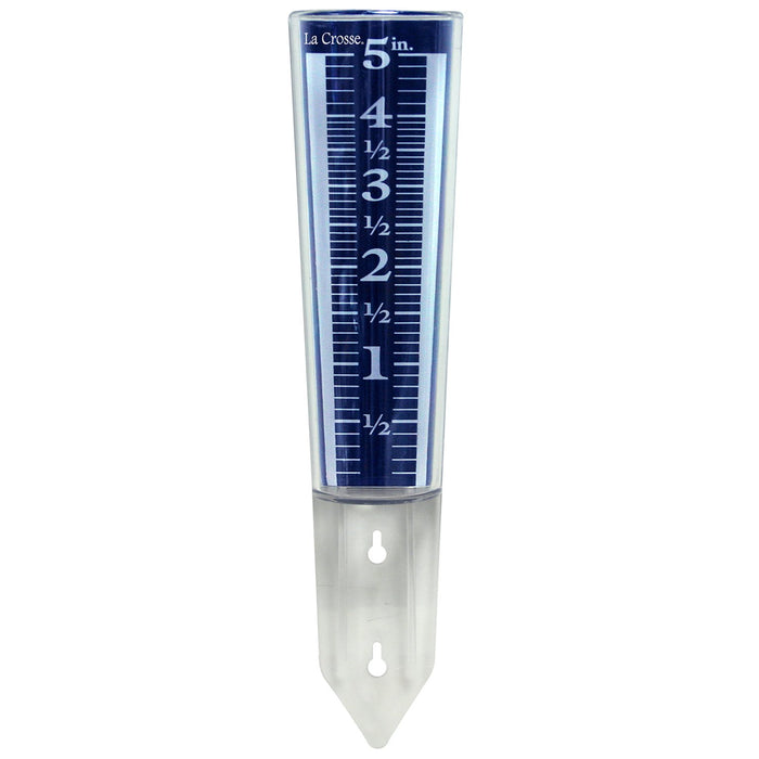 Weather Scientific LaCrosse Technology 704-1531 5 inch Plastic Rain Gauge LaCrosse Technology 