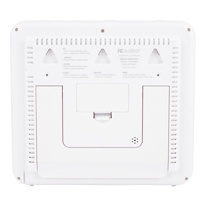 Weather Scientific LaCrosse Technology BBB82684 Atomic Clock with Indoor and Outdoor Temperature LaCrosse Technology 