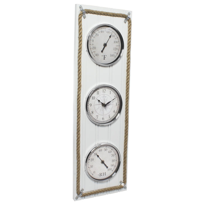 Weather Scientific LaCrosse Technology BBB86064 Beadboard Clock with Temperature and Humidity LaCrosse Technology 