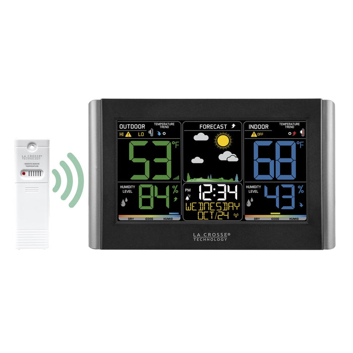 Weather Scientific LaCrosse Technology C85845V4 Wireless Color Weather Station LaCrosse Technology 