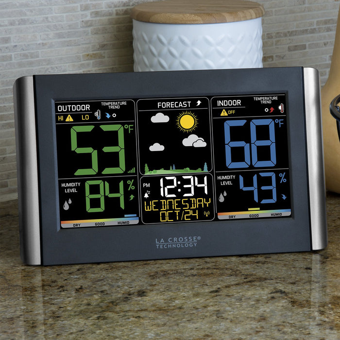 Weather Scientific LaCrosse Technology C85845V4 Wireless Color Weather Station LaCrosse Technology 