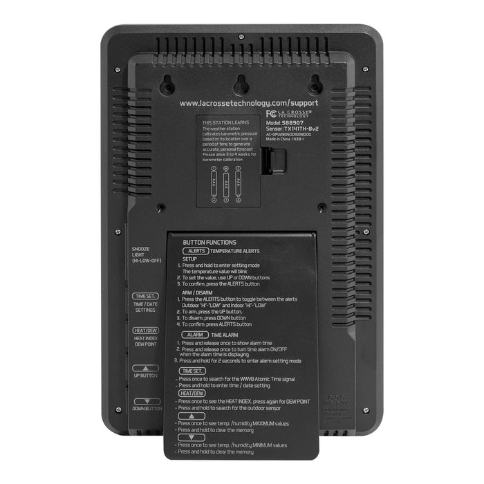 Weather Scientific LaCrosse Technology S88907V2 Wireless Color Weather Station LaCrosse Technology 
