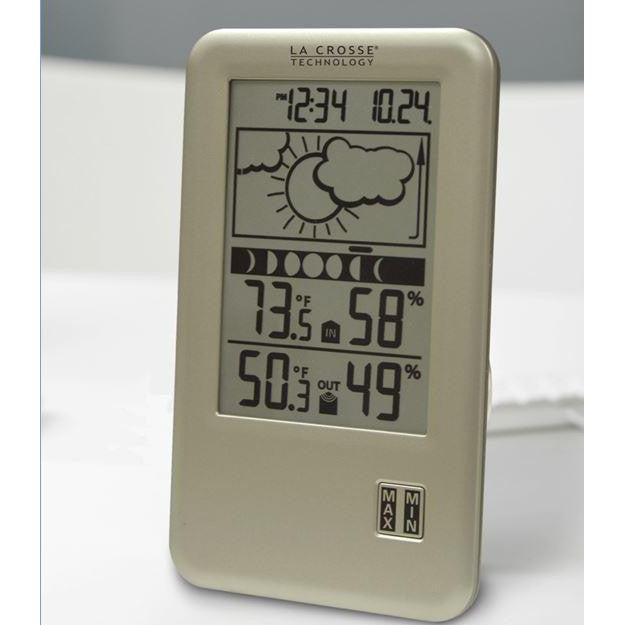 Weather Scientific LaCrosse Technology WS-9060U-IT Wireless Forecast Station with Moon Phase LaCrosse Technology 