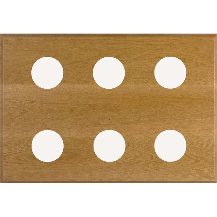 Weather Scientific Maximum Inc. 6-Instrument Oak Mounting Panel Maximum 