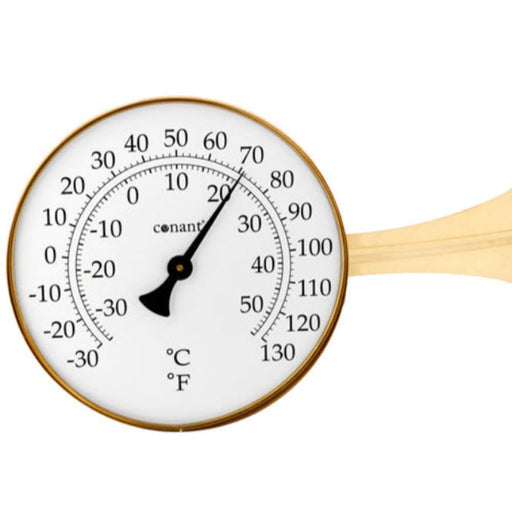 Weather Scientific Conant Collections Vermont 8" Dial Thermometer (Living Finish Brass) main profile