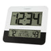 Weather Scientific LaCrosse Technology BBB82684 Atomic Clock with Indoor and Outdoor Temperature angled profile