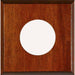 Weather Scientific Maximum Inc. Single Instrument Mahogany Mounting Panel PM1 front profile