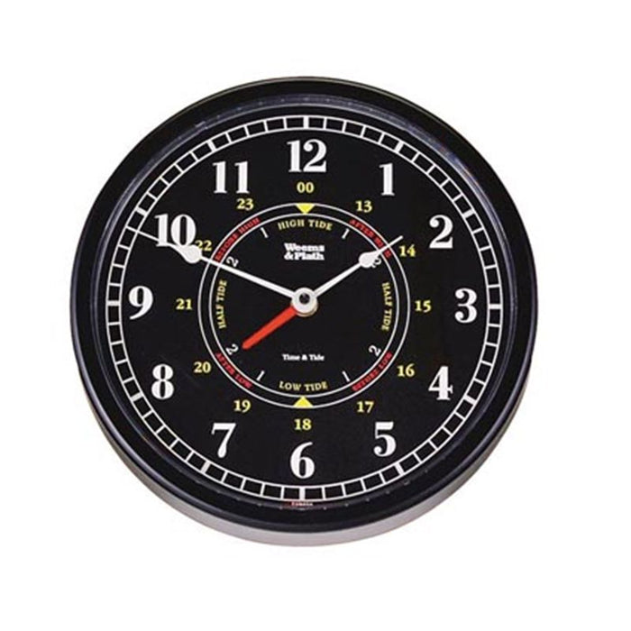 Weather Scientific Weems Plath 10" Black Dial Trident Time & Tide Clock main profile