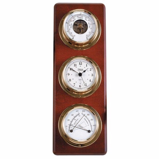 Weather Scientific Weems & Plath Weather Station 721700 main profile clock, barometer,  temperature, relative humidity