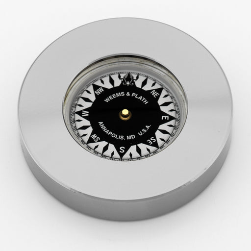 Weather Scientific Weems & Plath Nickel Plated Compass Chart Weight Weems & Plath 
