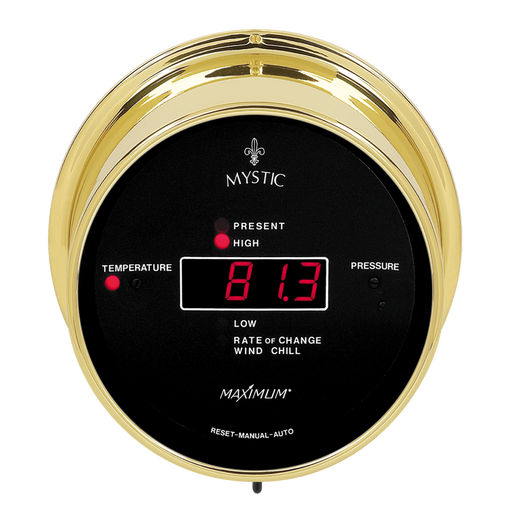 Weather Scientific Maximum Inc. Mystic Digital Thermometer/Barometer Maximum 
