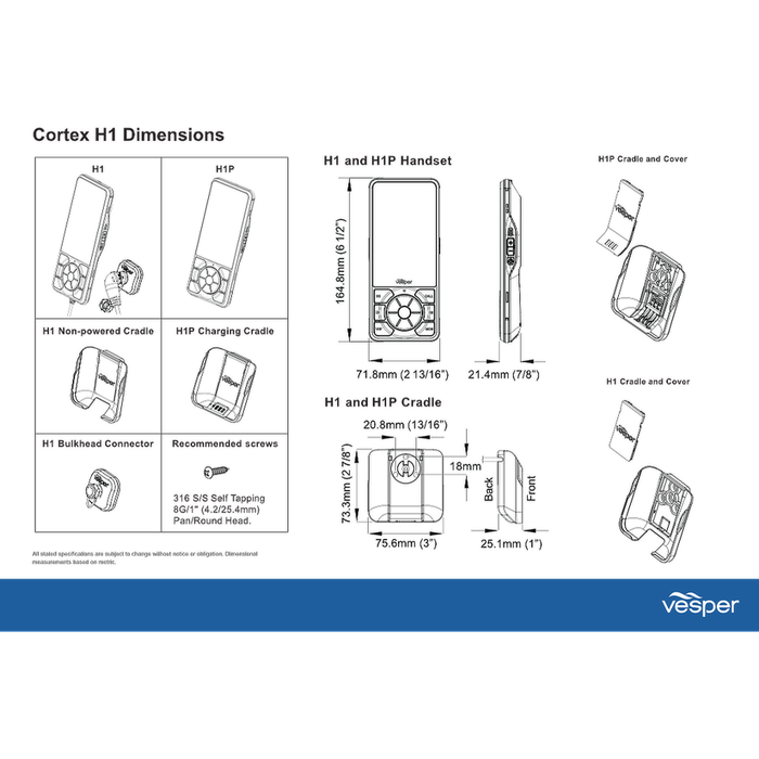 Vesper Cortex V1 VHF Radio with SOTDMA smartAIS and Remote Vessel Monitoring