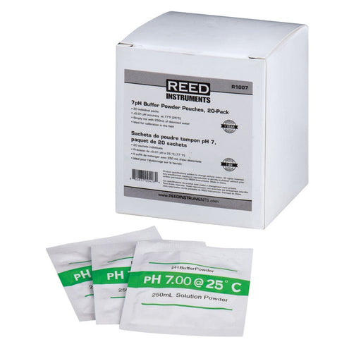 Weather Scientific REED R1007 pH 7 Calibration Buffer Pouches, 20-Pack Reed Instruments 
