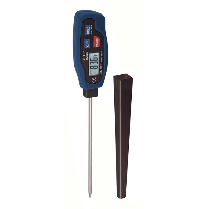 Weather Scientific REED R2222 Stainless Steel Digital Stem Thermometer Reed Instruments