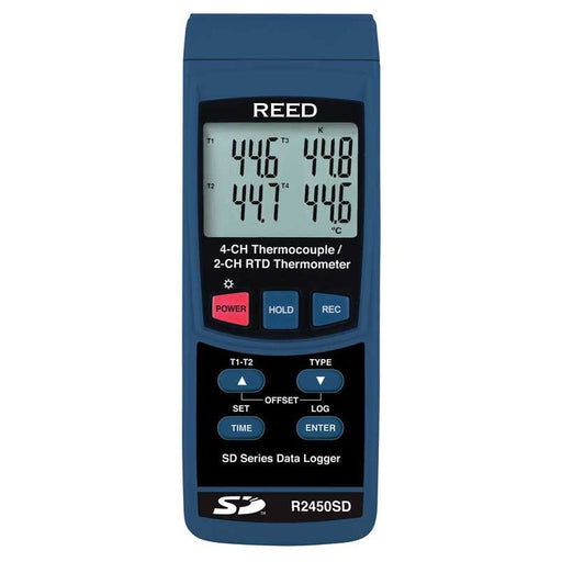 Weather Scientific REED R2450SD Data Logging Thermometer, includes ISO Certificate Reed Instruments 