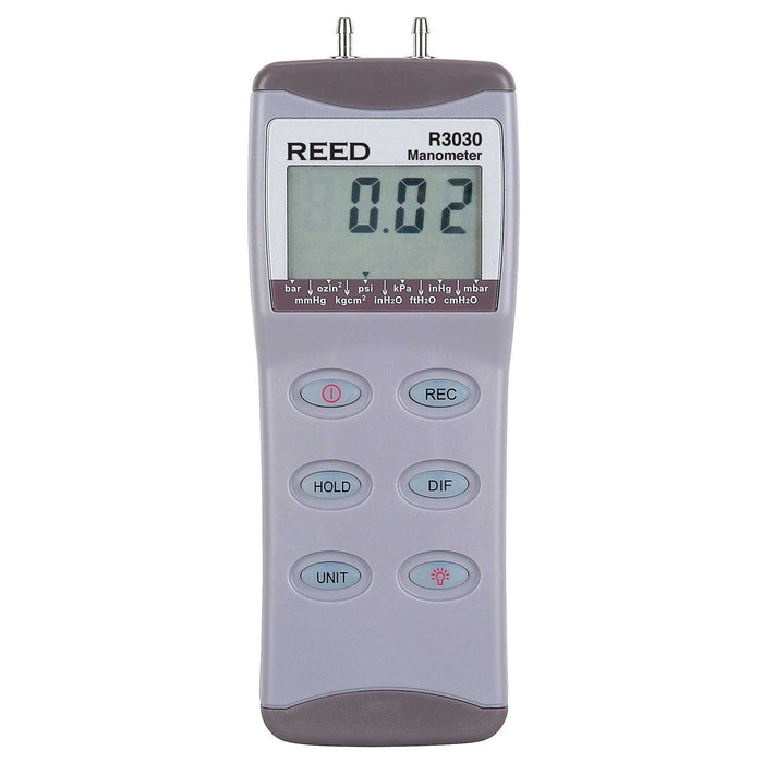 Weather Scientific REED R3030 Digital Differential Pressure Manometer (30psi) Reed Instruments