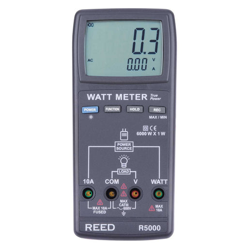 Weather Scientific REED R5000 Watt Meter, includes ISO Certificate Reed Instruments 