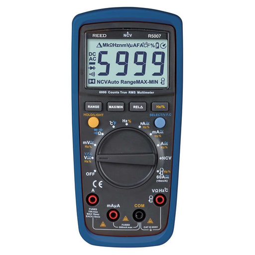 Weather Scientific REED R5007 True RMS Digital Multimeter with NCV Reed Instruments