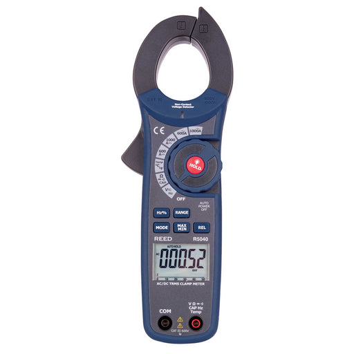 Weather Scientific REED R5040 1000A True RMS AC/DC Clamp Meter with NCV Reed Instruments