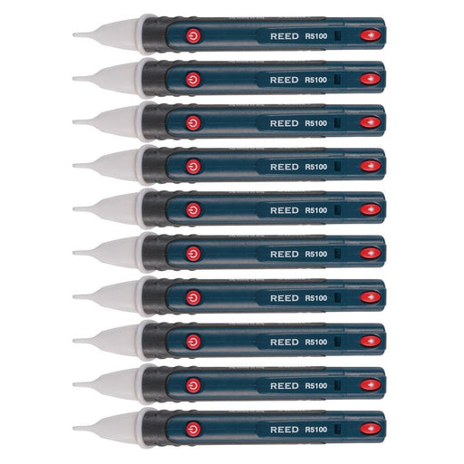 Weather Scientific REED R5100-10PK Non-Contact AC Voltage Detector with Flashlight, 10-Pack Reed Instruments 